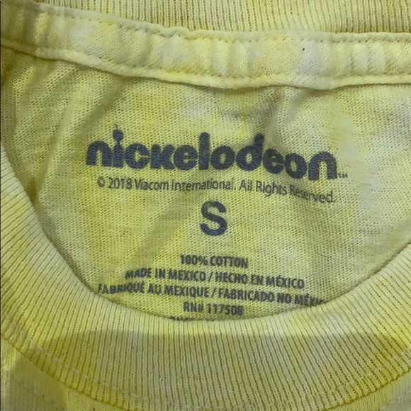 Cropped Yellow TieDye "Double Dare" Nickelodeon T- - Picture 2 of 3